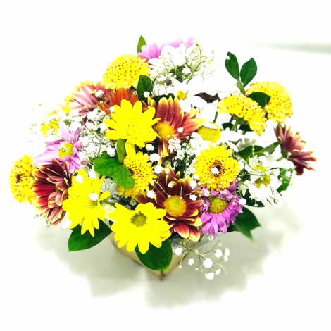 Mini Arranjo de flores do campo 