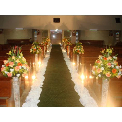 Decoração Igreja Rosas