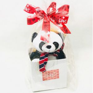 Mini box com pelúcia